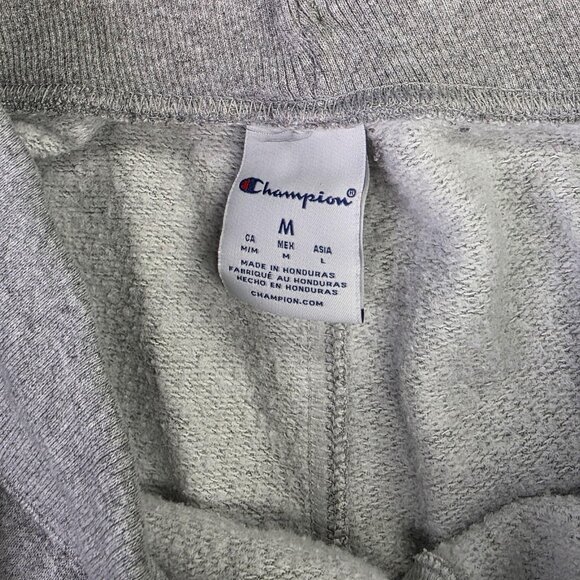 Champion Sweatpants Womens Medium Gray Athletic Joggers Script Logo Pants - Picture 3 of 10